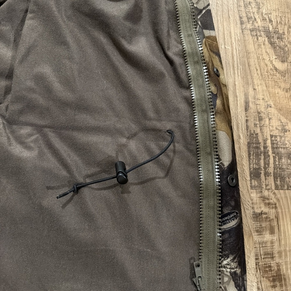 Vintage Remington Realtree Hardwoods Hunting Camo Zip Jacket Mens M 50 in Chest - Picture 13 of 16